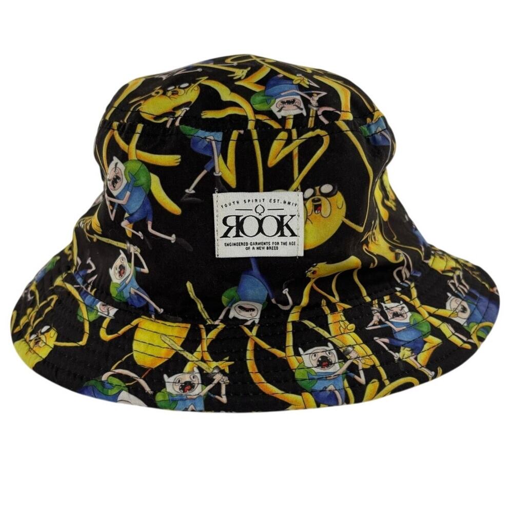 Adult Rook Brand x Adventure Time Bucket Hat - Black - One Size Fits Most